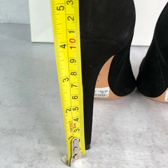 Schutz Lauan Ankle Boots Heels Black Booties - Picture 3 of 6